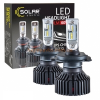LED лампы SOLAR H4 6000K 8000Lm Philips ZES 12/24V 8304 (2 шт.)
